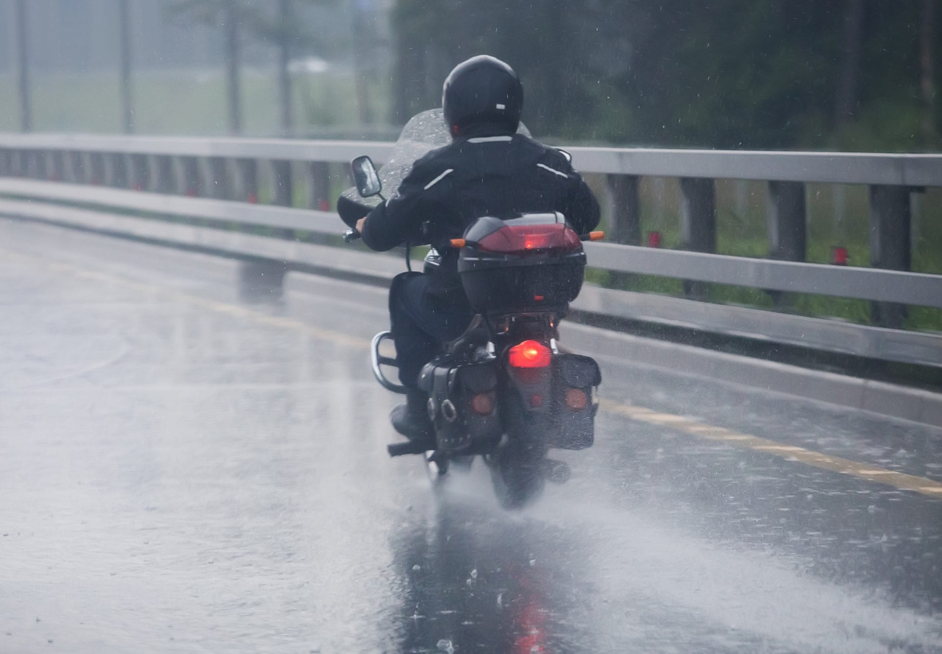 Riding-a-Motorcycle-in-the-Rain